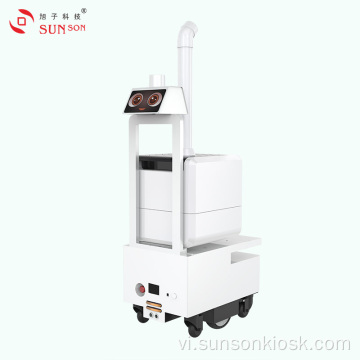 Robot phun sương chống vi khuẩn